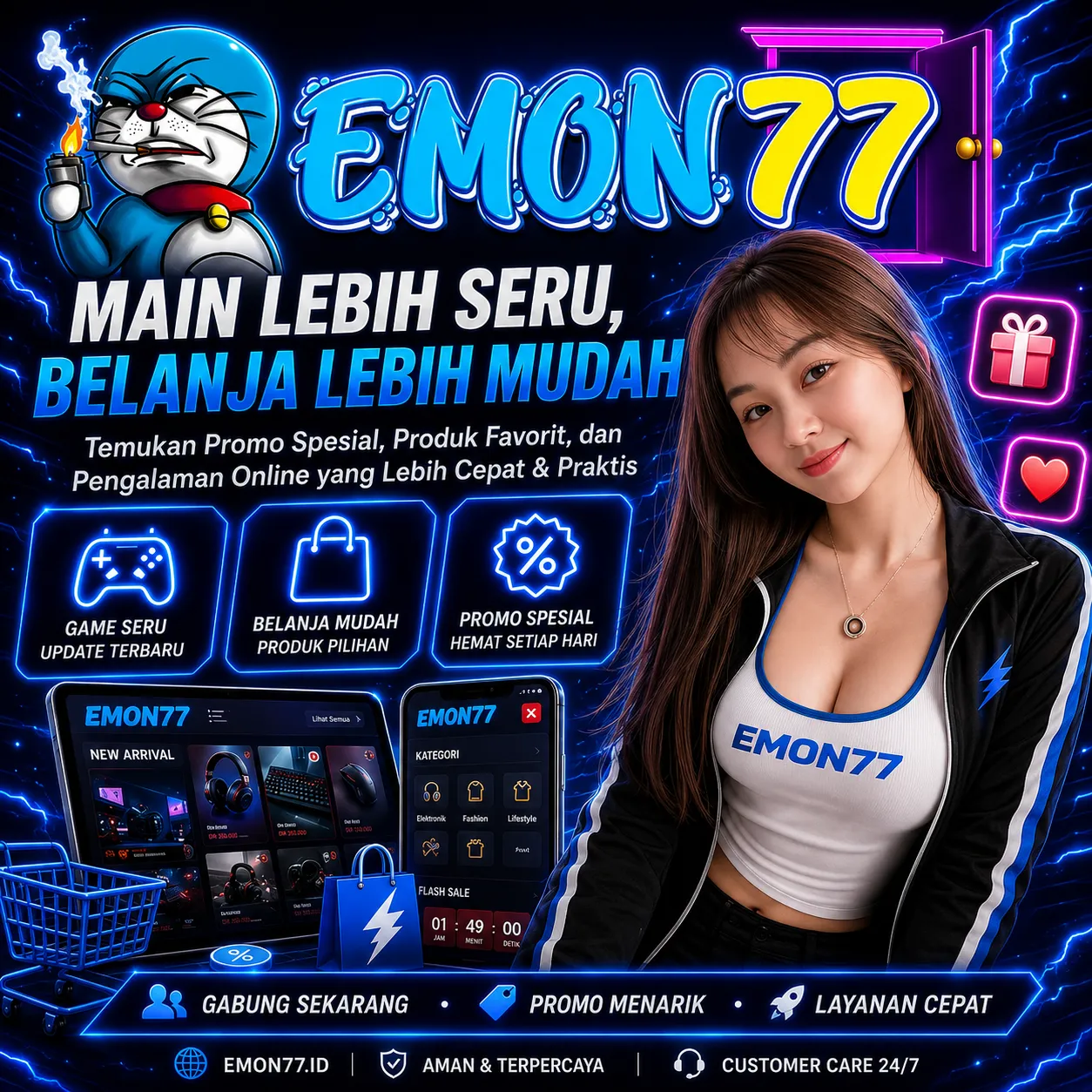EMON77: Toko Gaming Banyak Cuan Melimpah Terpercaya